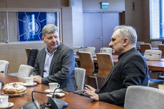 Od lewej: prof. P. Koszelnik, prof. T. Siwowski,