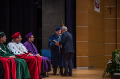 [FOTO] Ks. prof. Michał Heller doktorem honoris causa Politechniki Rzeszowskiej